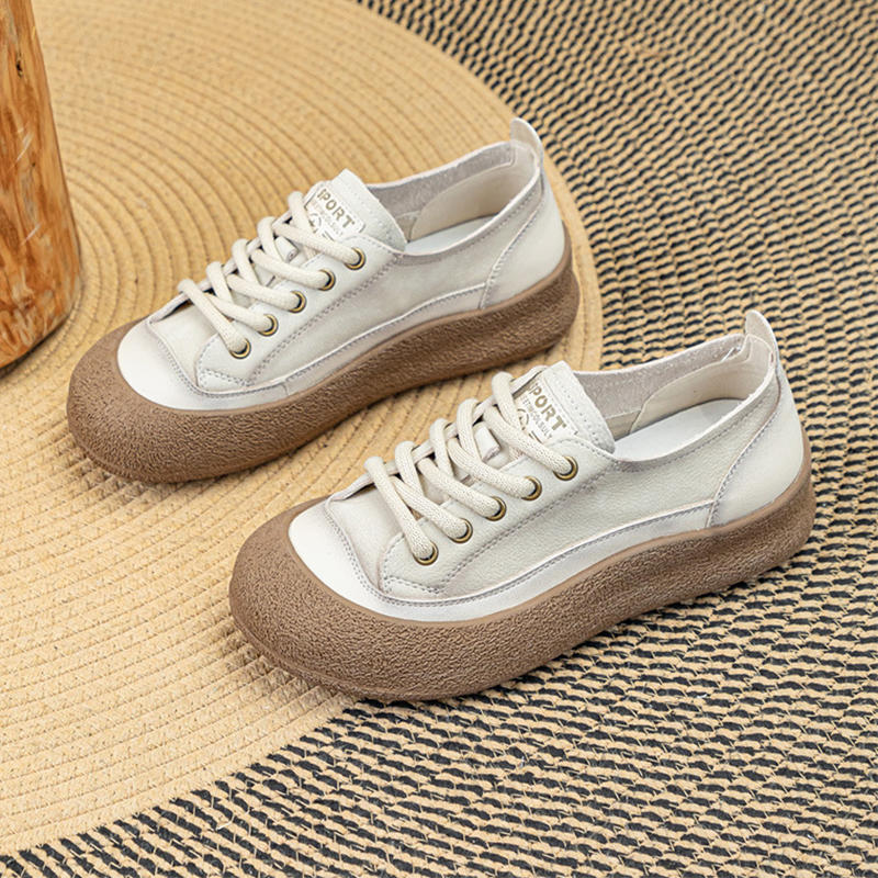 Retro Ugly Cute Thick Baseplate Shoes Women's Autumn New Soft Sole Versatile Casual Sports Women's Shoes