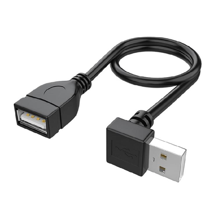 

Кабель-удлинитель USB 2.0 90 градусов, штекер-гнездо, прочность для бесперебойной зарядки и передачи данных, 480 Мбит/с
