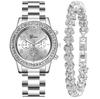 Popular Bracelet Watch Fashionable Thin Strap Gold Steel Strap Quartz Watch Women'S Student Dial Fashion Watch