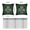 Irish Blessing Celtic Knot 4 Leaf Clover Luck Patricks Day Pillow Case Morden Pillow Cover Comfy Pillowcases For Sofa Home Decor