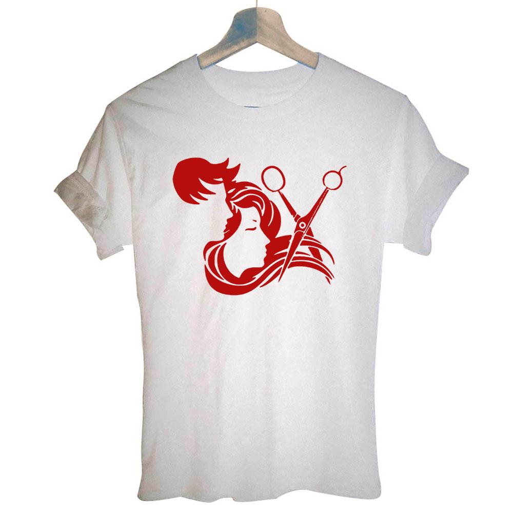 Funny Barber Weapon Scissors T Shirt Hairdresser Barber Hair Stylist Definition Hip Hop Harajuku T-shirt Women Clothing