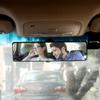 Rear View Mirror,300mm Anti Glare Rearview Mirror Convex Panoramic Rearview Mirror Clip On Car Mirror To Reduce Blind Spot