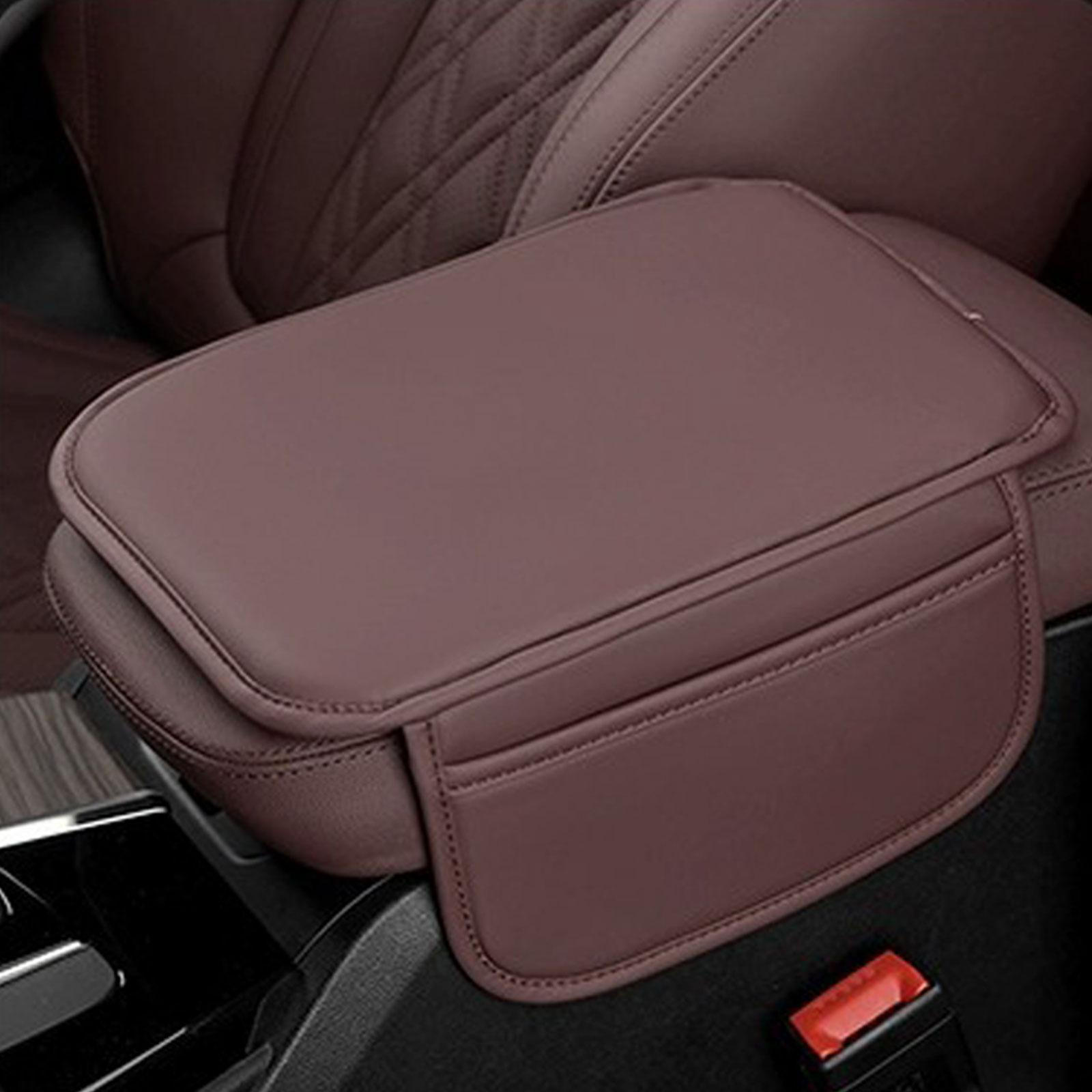 

Крышка центральной консоли автомобиля, подушка подлокотника, подлокотник для автомобиля, коврик для ящика для хранения в подлокотнике для грузовика коричневый