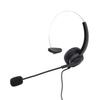 Monaural Phone Headset with Noise Canceling Microphone Volume Adjustable Office Telephone Headset with USB C To USB