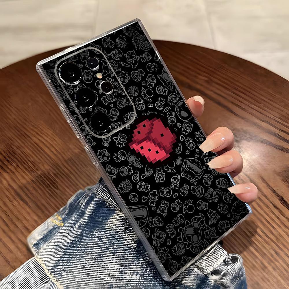 The Binding Of Isaac Phone Case For Samsung S26 S25 S24 Ultra S23 Fe S22 S20 S21 Plus Plus 5G Fe Transparent Cover