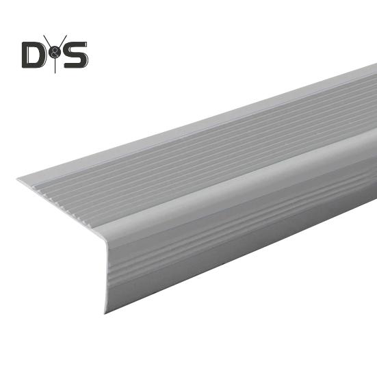 

100 см нескользящая накладка на край лестницы L-образной формы, самоклеящаяся защита края лестницы, водонепроницаемая внутренняя и наружная накладка на край лестницы серый