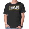 Unisex Crew Neck T-Shirt Spread Democracy Graphic Short Sleeve Casual Tee