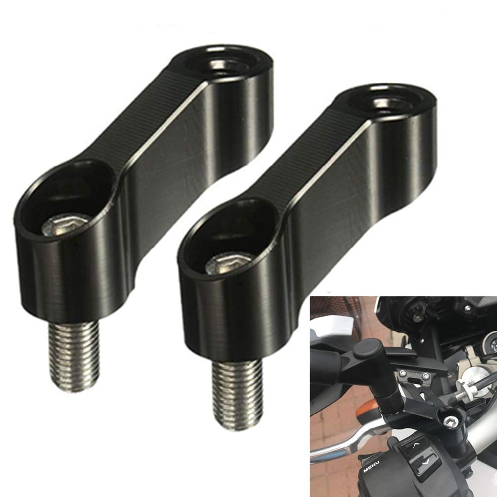 

Держатель зеркала Beilike, Смещенный держатель, Универсальный алюминиевый, 0,4 дюйма (10 мм), Позитивный винт, 1,6 дюйма (40 мм) Positive mirror holder чёрный