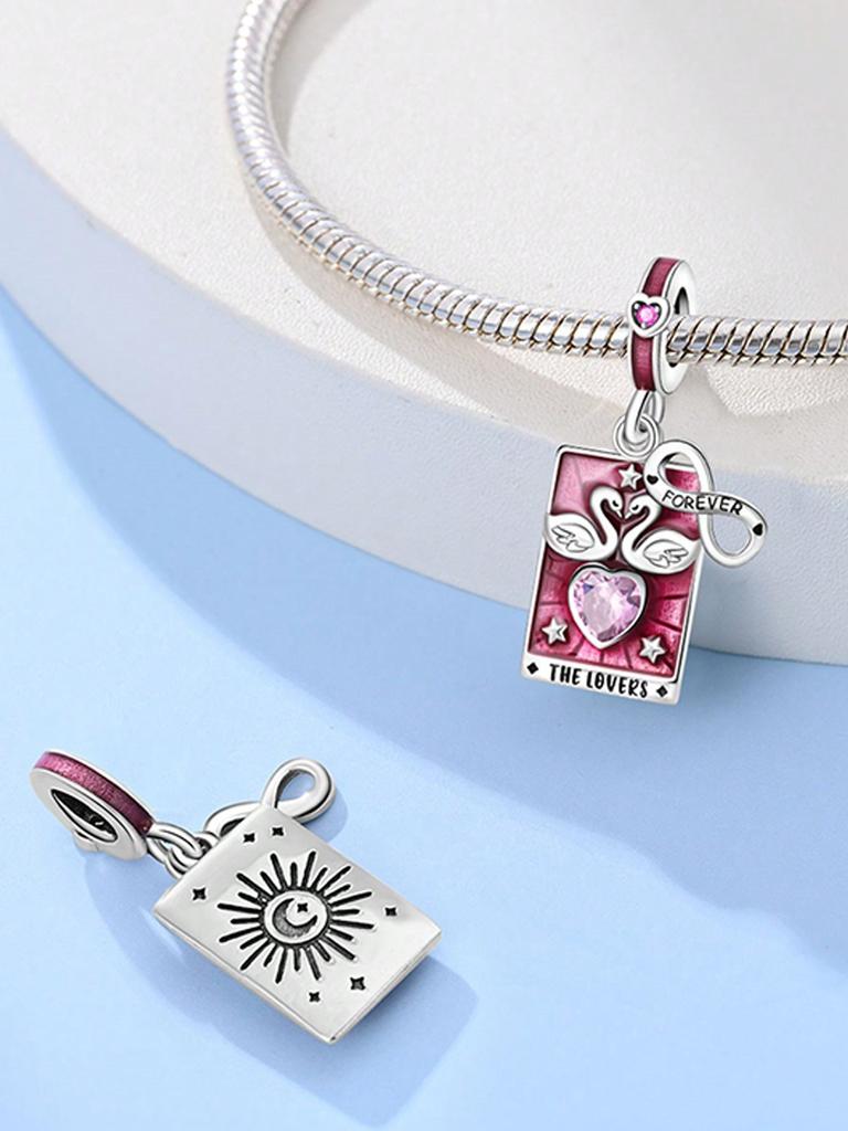 Charms Plata Copper Colors Sun Stars Moon Beads Charm Pendant For Original Bracelet For Women Diy Jewelry Love Gift