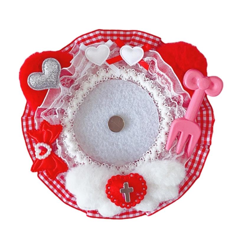 Lace Handmade Brooch Badge Holder Girl Fashion Lapel Pin Display Organizer Fashionable Jewelry Presentation Stand