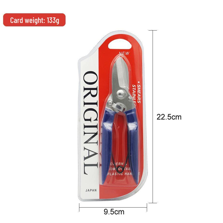 Labor-Saving Non-Slip Handle Stainless Steel Pruning Shears for Orchard and Garden