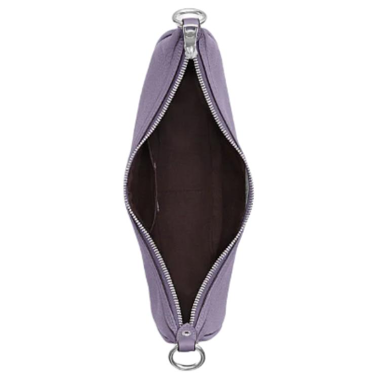 Coach Arla 26 Solid Color Versatile Leather Tote Crossbody Shoulder Bag Medium Unisex bags Light-Violet CR282-SV-IZ