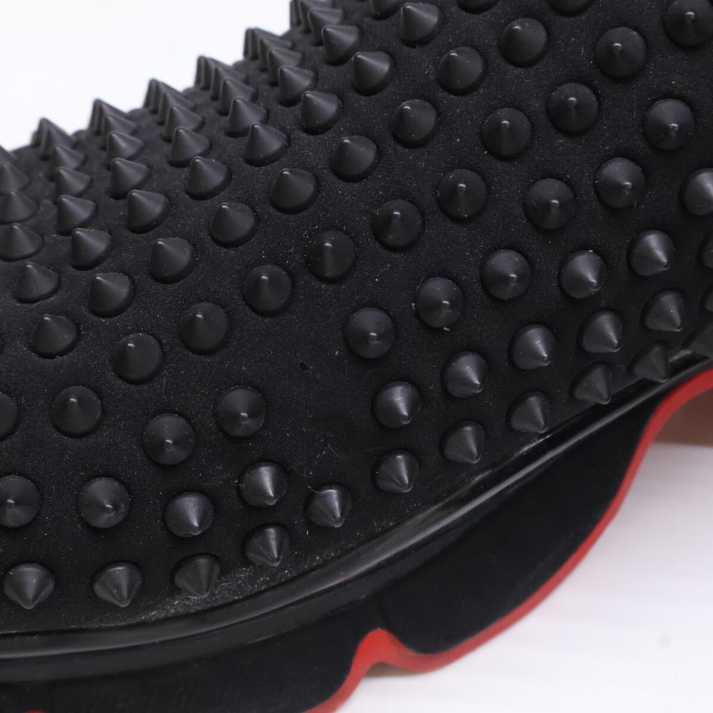 Christian Louboutin 1190555 SPIKE SOCK/Spike Sock Spike Studs Sock Sneakers shoes 43 blackUsed