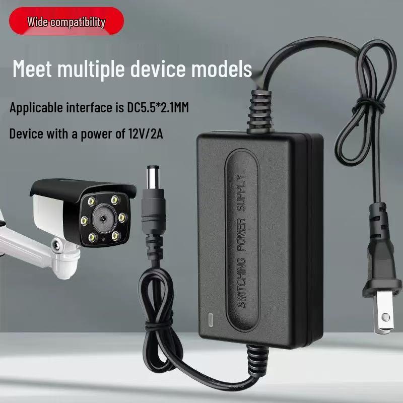 12V 2A Desktop Power Adapter - 24W European, British, Australian, American Standards