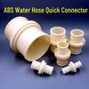 Thickened ABS Plastic Canvas Water Hose Connector (1-4 Inch)