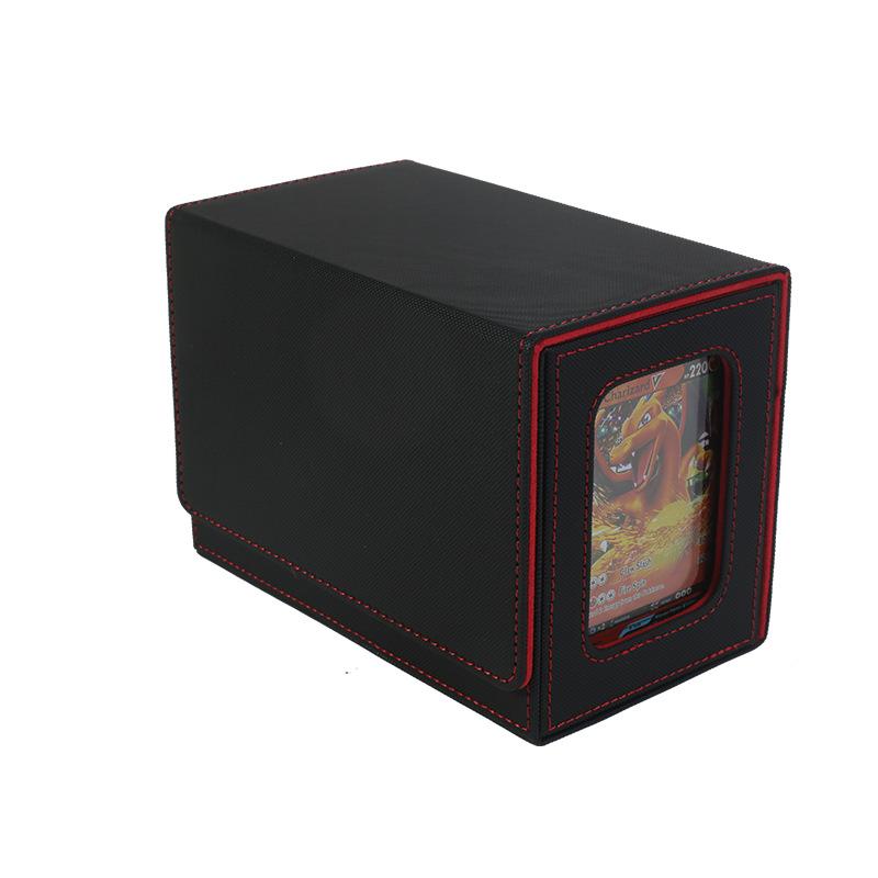 Kartenetui für Sammelkarten 160+ Leder Magnetverschluss Aufbewahrungsbox Magic Kartenhüllen Passend für YuGiOh MTG Sportkarten