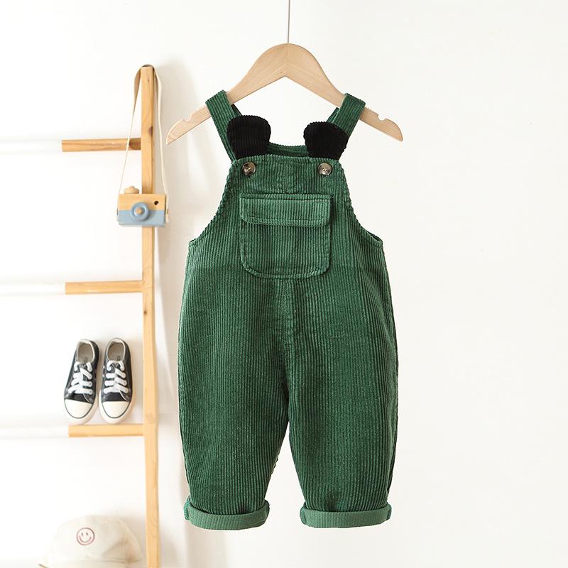 

INS Baby Corduroy Overalls 2025 - Cute & Fashionable Korean-Style for Ages 0-3 Tag 80/Height 80cm