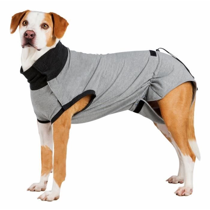Body De Protection - TRIXIE - XS: 25 Cm - Gris - Pour Chien - Récupération Après Une Opération