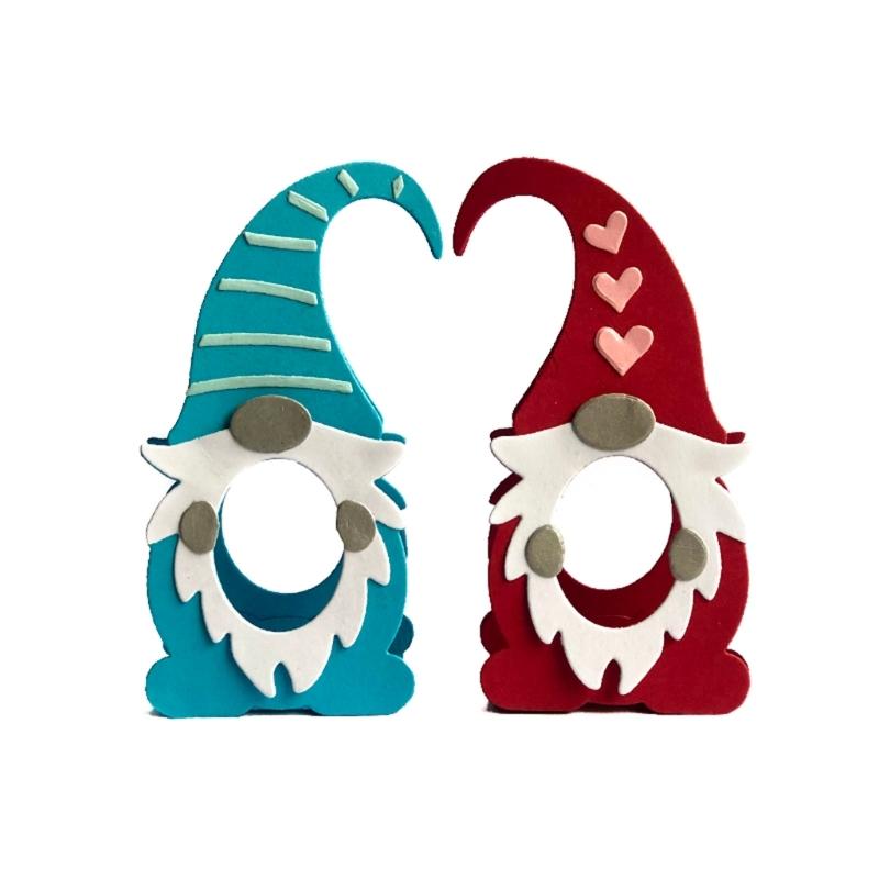 Metal Die Cuts Gnome Embossing Stencil Cutting Dies for Card Making Scrapbooking Paper Craft DIY Template Handmade