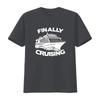 Finally Cruising Cruise Ship Vacation Womens T Shirt Black L Vintage Washed Homme Fashion Breathable Stylish Unisex