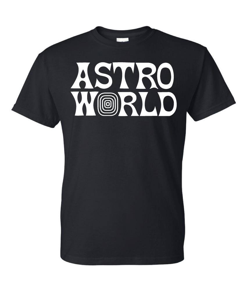 Футболка Travis Scott Astro World Tour - Travis Scott - Размеры S-5XL и Детская Унисекс Футболка XXXL