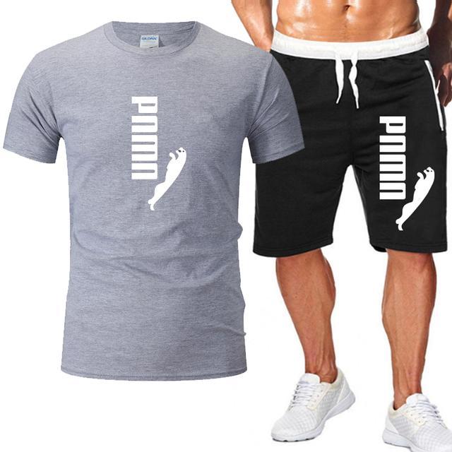 Conjuntos de chándal para hombre Camisetas + Pantalones cortos Conjunto de  verano Ropa deportiva Pantalones de jogging Camiseta para hombres Harajuku  Tops Camisetas Traje de ropa para hombres comprar a buen precio —