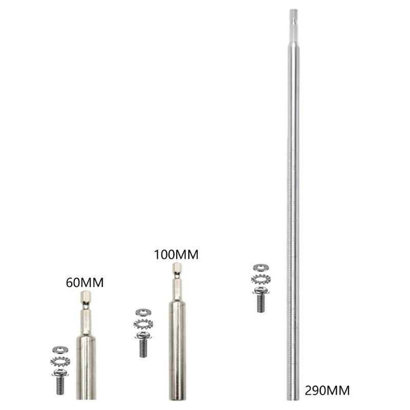 Extended Use High Carbon Steel Hexagon Shank Rod Includes Screw Washer Ensuring Firm Sawing Blade Connection on Drills