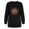 Women's Tops Winter Sun Printing Sweatshirt Pullover Tops