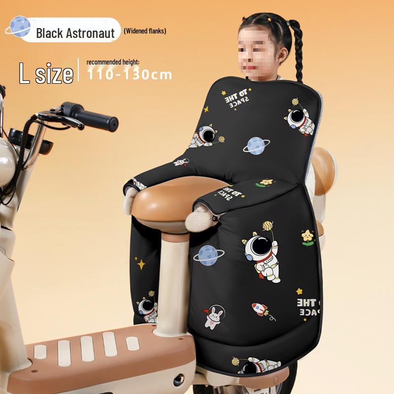 Thickened Winter Windshield & Rear Seat Cover for Children's Electric Cars - Parent-Child Cold-Proof, Windproof Protection