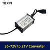 48V/60V/72V to 21V Electric Scooter Converter Adapter Cable, 10A DC Output, Model 08095