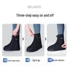 Adult Mid-Calf PVC Waterproof Non-Slip Thickened Rain Boot Covers for Outdoor Use