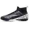 High top football shoes men's and women's soccer shoes professional long nail sneakers broken nail training shoes