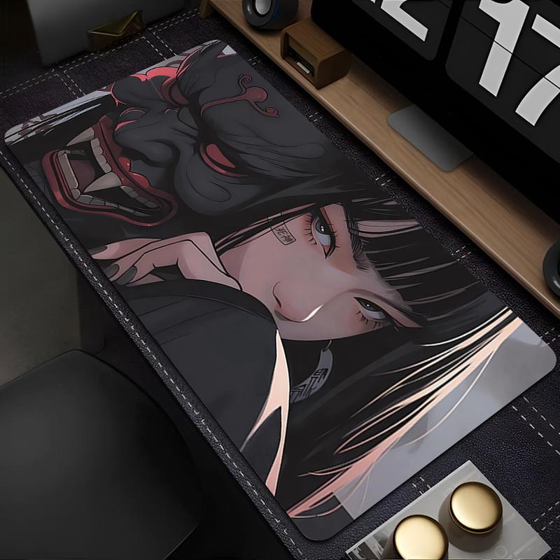 Gaming Accessories Mouse Pad Gamer Cabinet Mousepad Anime Support Laptop Devil Oni Mask Keyboard Pad Office Accessory Desk Mat