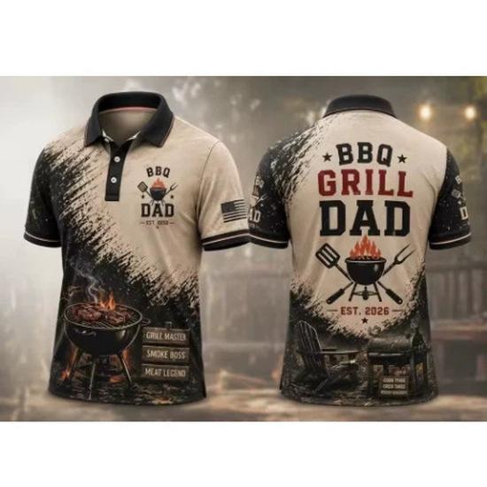 2026 men's short-sleeved polo, casual and comfortable