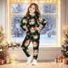 Kids Christmas Print Hoodie Set - Children's Hooded Pullover Top for Boys and Girls