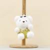 Overalls Cartoon Sunglasses Plush Bear Toys Pendant Ornament For Bag Decoration