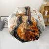 1PC Custom Name Acoustic Guitar Artwork Automatic Folding Umbrella Compact Travel Umbrella for Men & Women, Ideal Gift for Christmas, Birthdays, Hallo