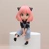 10cm SPY×FAMILY Anya Forger with Suspender Jeans Noodle Stopper Anime Action Figure Toy