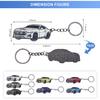 For Mustang Keychain Accessories-Key Chain Key Fob Cover for Ford Mustang GT   2024