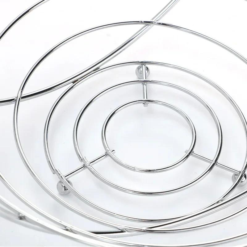 Useful Metal Fruit Basket Banana Rack Storage Table Dinner Snacks Serving Picnic Decorative Kitchen Dinning Small Tools Supplies