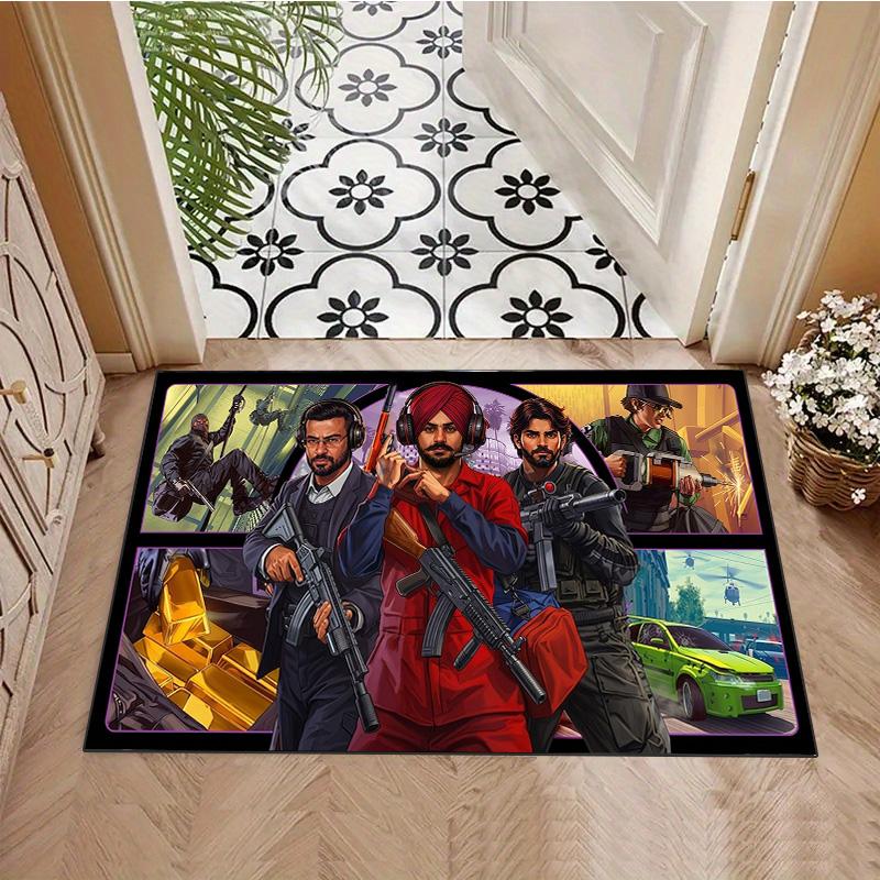 Hip-hop Violent Racing Game Rug,,living Room Rug,bedroom Rug,sofa Area Rugs,GAMER Computer Chair Floormat