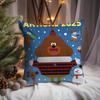 Federa Cuscino Carina Cartone Animato H-Hey Duggee Comfort Premium Reversibile - Design Due in Uno per Qualsiasi Stanza e Interno Auto