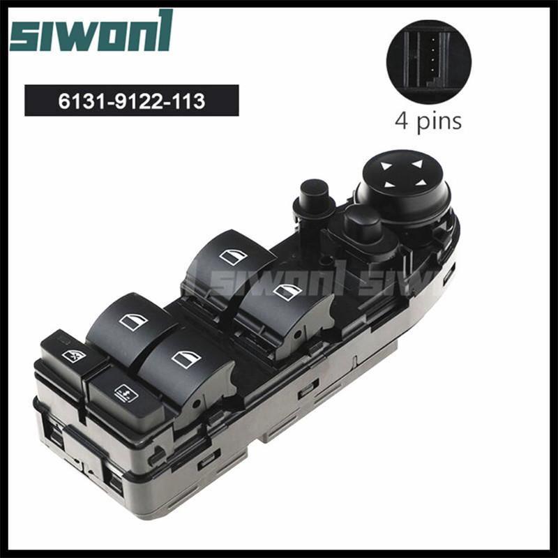 Car Electric Power Window Switch Button FOR BMW 5 Series E60 E61 520i 523i 525d 525i 528i 530i 540i 550i 2003-2010 61319122113