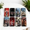 A-Attack On T-Titan M-Mikasa A-MA Phone Case For Samsung Galaxy A73,A72,A71,A70,A53,A52,A51,Others Soft Black Cover