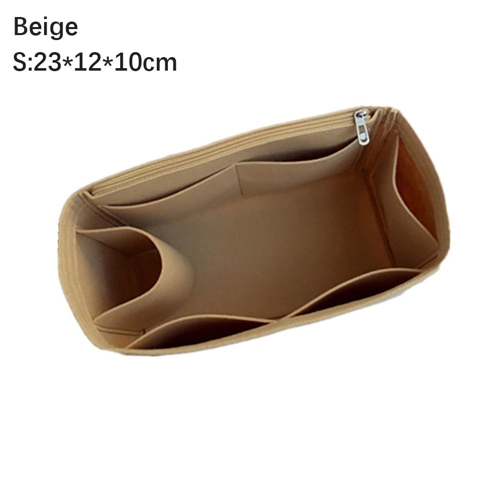 Simple Felt Handbag Insert Bag Multi-Pocket Bag Support Purse Liner Travel Portable Internal Bag for Birkin25/30/35