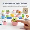 Finger Button Clicker Squeeze Keyring Cute Cartoon Animal Anti Stress Pressure Relief Funny Stress-Relieving Toys