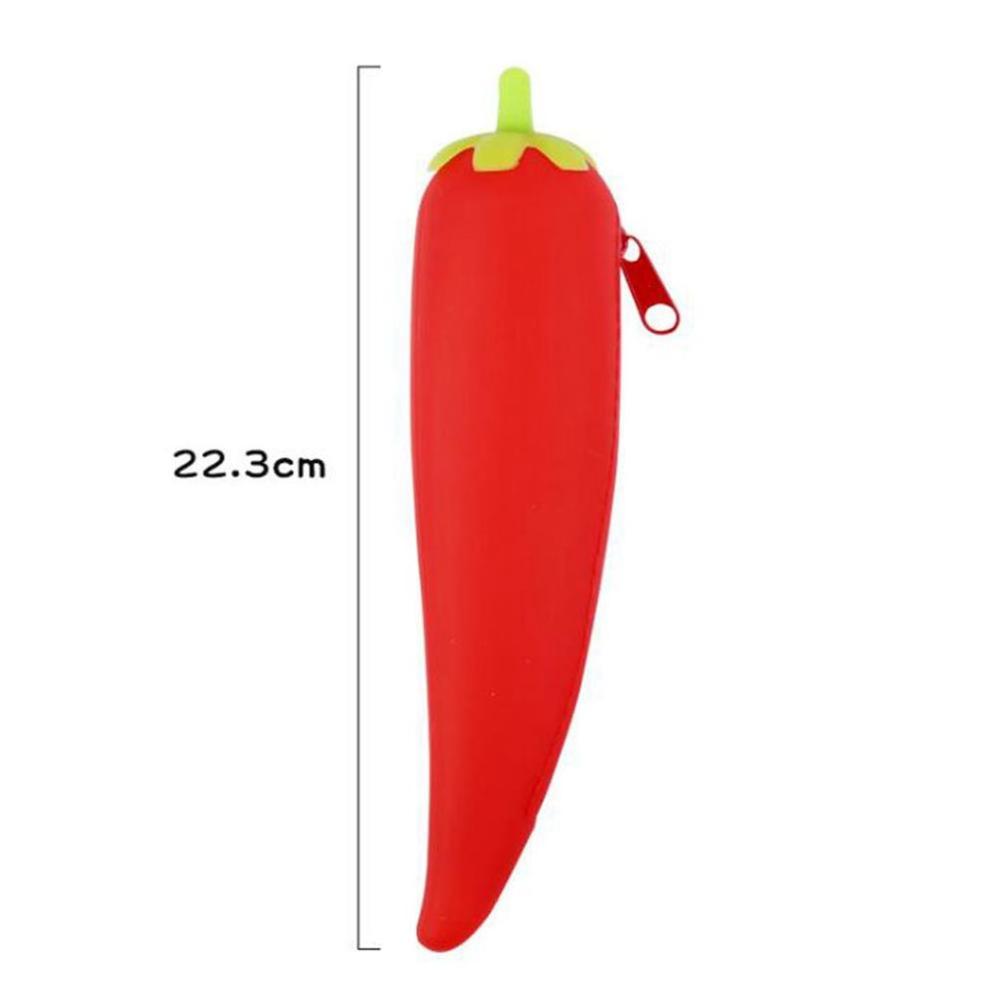 Simple Large Cute Pencil Case Pencil Bag Stationery Pag Vegetables