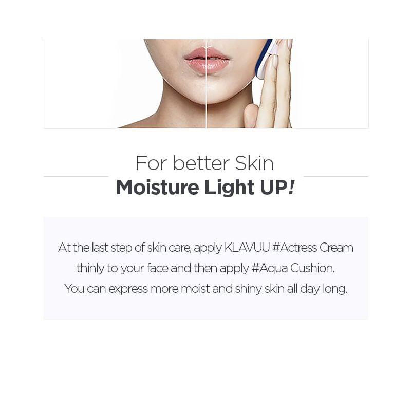 KLAVUU - Blue Pearlsation High Coverage Marine Collagen Aqua Cushion SPF50+ PA+++ 12g