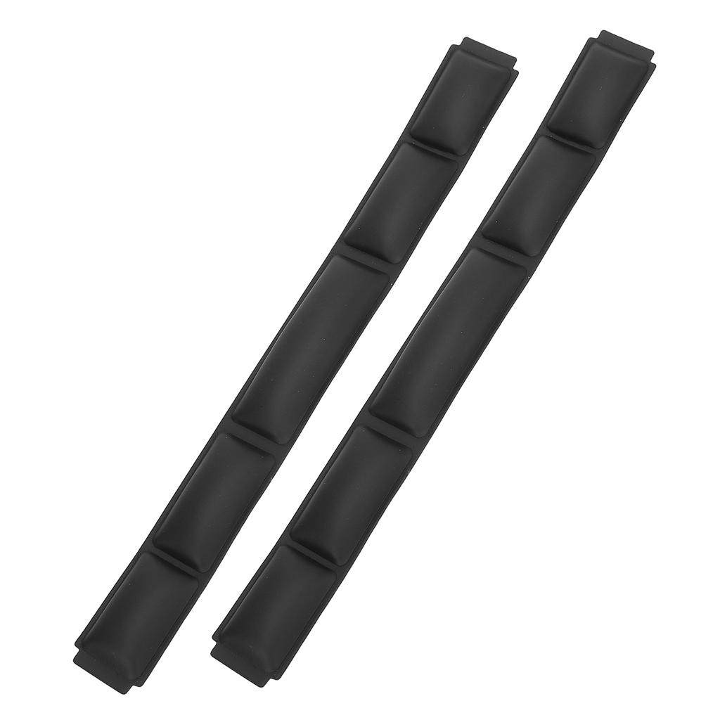 2PCS Replacement Headband Pad Kit Comfortable Protein Leather High Elasticity Headset Headband