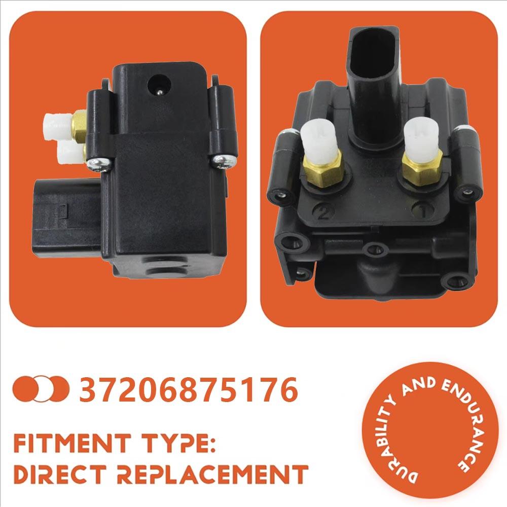 For 2009-2017 BMW 535i 550i GT 740i 740LD 740Li 750i 750Li 760L Air Suspension Solenoid Valve Block 37206875176 37206789450
